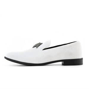 NEW AMALI men's heath loafers in white